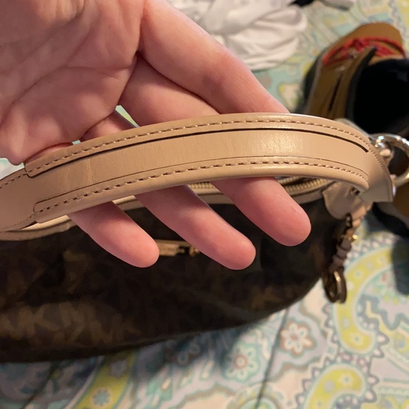 Michael Kors MICHAEL brown MK bag with two straps NWOT - Picture 7 of 10